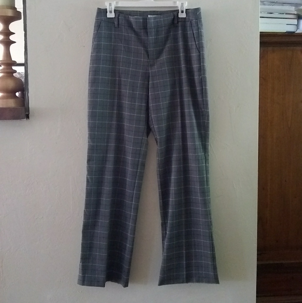 Chapter Club Grey Checkered Pants